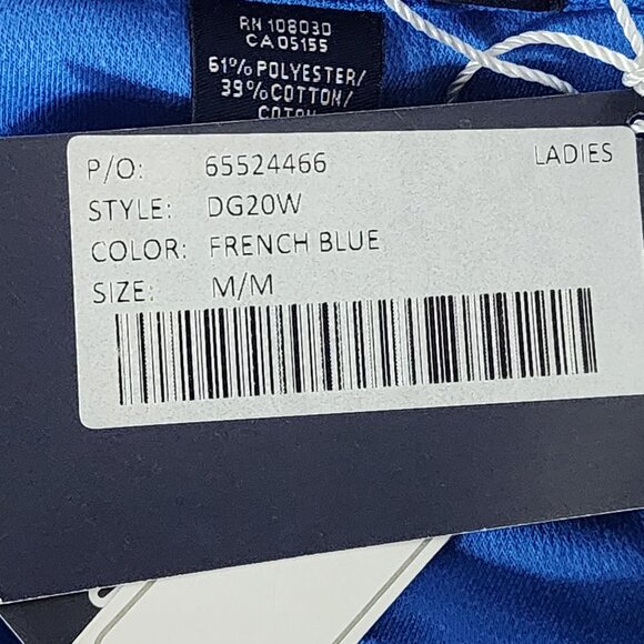 Devon and Jones French Blue Crownlux Performance Style DG20W Polo Work Top Sz M - Picture 16 of 16